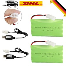 2 Stücke 2400mAh 9,6V Akku