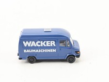Wiking H0 Modellauto PKW Transporter MB Mercedes-Benz "Wacker Baumaschinen" 1:87