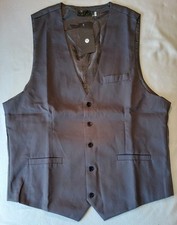 Herren Trachtenweste, Weste, Anzugweste, Trachten, Anzug, Gr. XL in Dunkelgrau