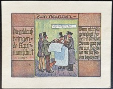 50 Pfennig Burgsteinfurt 1923  Notgeld Gutschein  15.11.b
