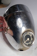 Scheinwerfer Eierlampe Oldtimer für Mofa Moped Zündapp Sachs Kreidler mit Tacho