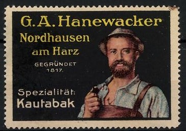Reklamemarke kautabak von - kautabak,