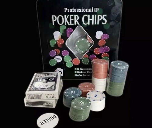 Profi poker set geschenkbox - set,
