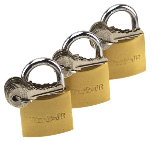 3er set vorhängeschlösser - 3er,