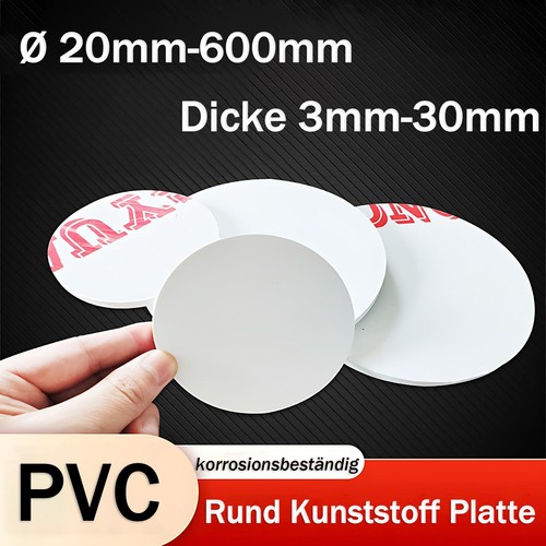 Weiß rund pvc platte - rund,