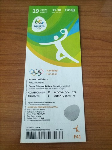Used ticket olympic - used,