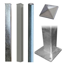 Zaunpfosten Torpfosten, Stahl, ALU, Tor Zaun Säule Pfosten Metall verzinkt