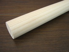 Rundstab Esche Ø 35mm x 1000mm Kleinderstange Holzstange