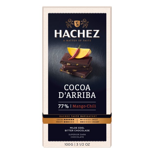 Hachez cocoa arriba - arriba, mango