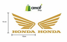HONDA AUFKLEBER FLÜGEL GOLD