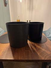 KADAX Blumentopf aus Kunststoff 25cm Graphit