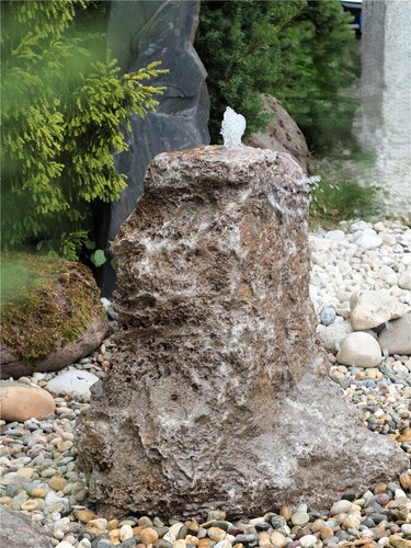 Quellstein muschelkalk 85cm - muschelkalk,