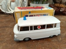 DDR Spielzeug  Barkas Piko / Anker Krankenwagen mit Schwungrad  M 1 : 25 mit OVP