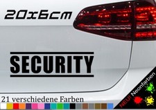 SECURITY Sticker Aufkleber Türsteher Sicherheit Wächter SWAT SEK inserto 20x6cm