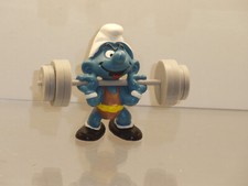 Schlümpfe : Superschlümpfe : Schlumpf mit Rasenmäher (dunkelbraun) 2.0225