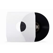 100x LP Innenhüllen Schutzhüllen weiß 90gr gefüttert mit Mittelloch + Eckschnitt