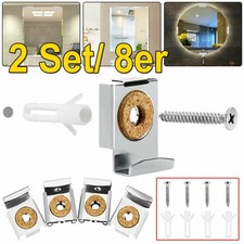 2 Satz/ 8x Spiegelklammern