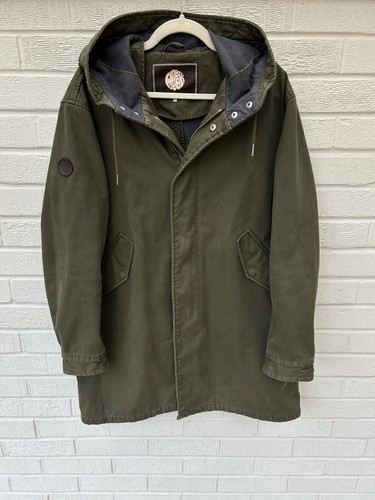 Pretty green parka jacke - green,