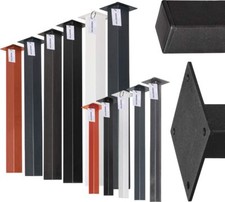 HOLZBRINK Tischbeine Eckig, Möbelfüße aus Quadratrohr HLT-14A