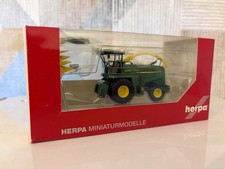 Herpa 153669 John Deere Feldhäcksler 7800 mit Kemper Erntevorsatz 375