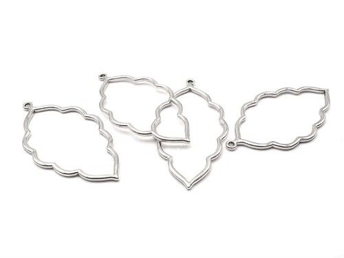 Anhänger lünette als blatt - lünette,