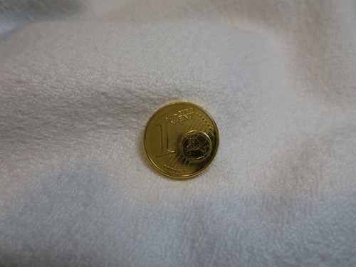 Cent münze goldfarbig - münze,,