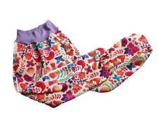 Softshellhose, weiß rot gelb