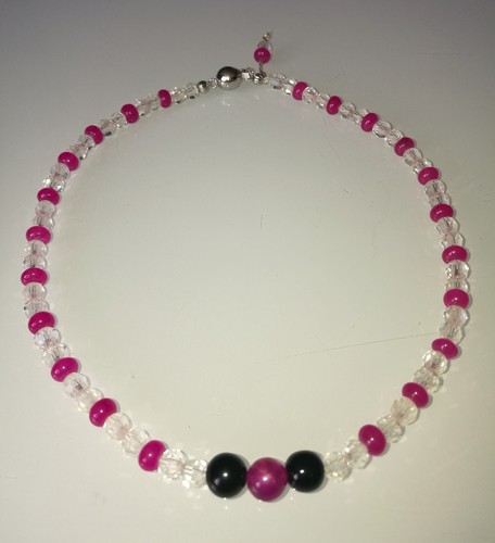 Rubin kette kurz choker - rubin, •