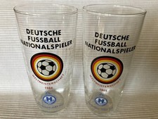 2 x WM 66 Hansa Bier Dortmund Biergläser Deutsche Nationalmannschaft mit gedr.A.