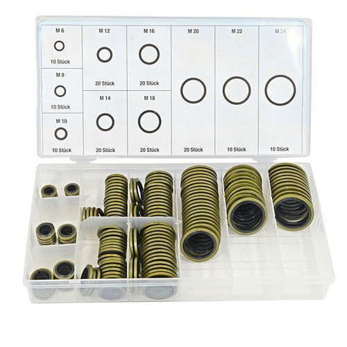 150 tlg bonded seal dichtring - 150-tlg.,