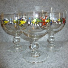 Berliner Weiße Gläser Motiv: Keith Haring 3 Gläser - Rarität