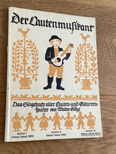 Der Lautenmusikant - Singebuch von Walter Götze - Band 3 - 1951 - Edition Schott