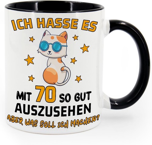 Witzige geburtstagstasse - geburtstagstasse, 70