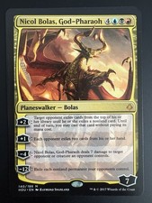 Nicol Bolas God Pharao, Magic Karte MtG, Mythic Planeswalker Gott-Pharao