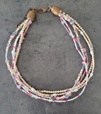 Modeschmuck Collier mehrreihig