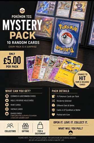 Pokémon tcg mystery - tcg, (10