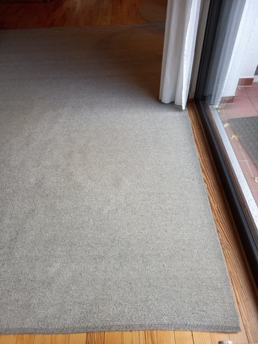 Webteppich wolle tisca grau - wolle,, tisca,