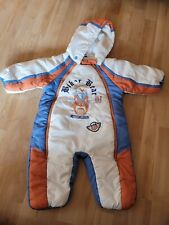 Skianzug Baby Junge creme blau orange Gr. 80 Topolino