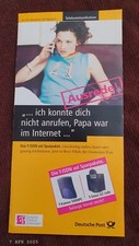 alte Werbung 2003: Deutsche Post - TELEKOM  - Telekommunikation  T-ISDN  Sammler