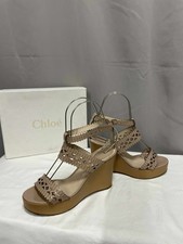 Chloe Pfirsich Farbe Leder