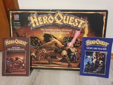 Hero Quest Basisspiel + Morcars Magier (No OVP) Fast Vollständig 1989