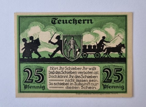 Alter geldschein notgeld - geldschein,