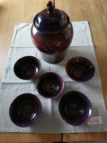 Bowle service keramik - bowle,
