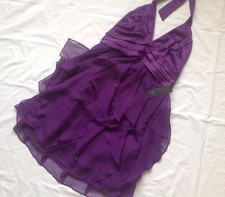 ESPRIT Kleid NEU 38 S NP99€ Chiffon Taufe Party Hochzeit Abendkleid Party lila 8