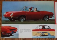 c 1969 Fiat 850 Spider Prospekt brochure n 124 126 127 125 130 131 132 500