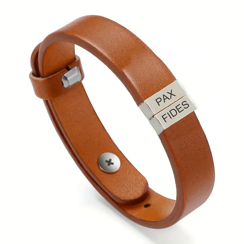 Herren lederarmband braun - lederarmband,