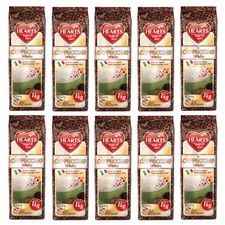 HEARTS Cappuccino White 1kg Instant Kaffee Getränkepulver für 80 Tassen, löslich