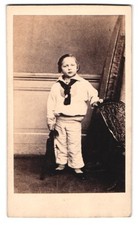 Fotografie Jos. Aibl, München, Kronprinz Wilhelm II. als Kind, späterer Kaiser  