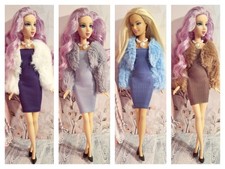 4er Outfit Set Barbiekleider