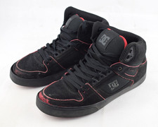 DC Men’s Pure High-Top WC Schwarz Rot EU 43 US 10 Skaterschuh Herren used